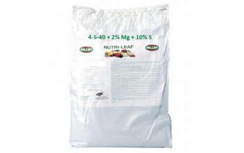 MILLER NUTRI-LEAF 4-5-40 + 2% Mg + 10% S 25 LB