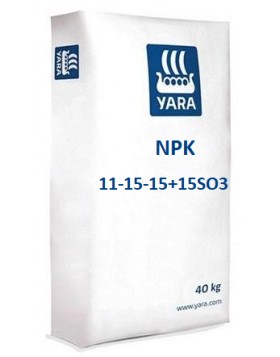 YARA NPK 11-15-15 MOP + 15SO3 